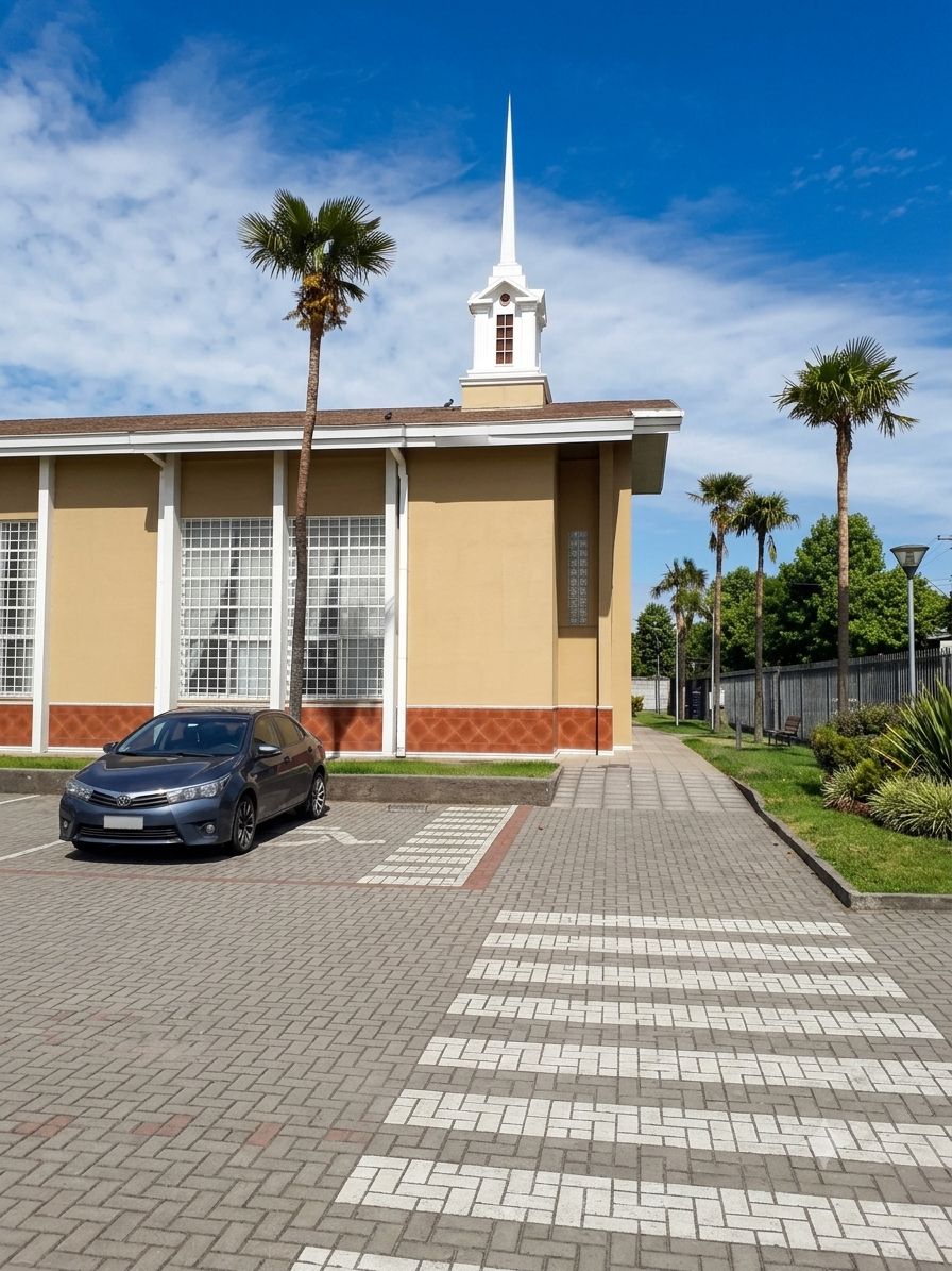Pintura de fachada de capilla
